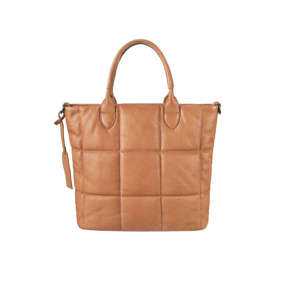 Frontansicht der Viola Tan Ledertasche von BULL&HUNT